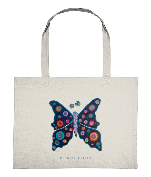 Cosmic Remembrance Shopping Bag - Natural - PLANET JOY