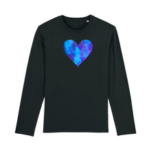 Load image into Gallery viewer, Violets are Blue Organic Cotton Long-Sleeve - S / Black - PLANET JOY