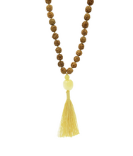 Load image into Gallery viewer, Honey Opal Guru Bead Practice Mala - PLANET JOY