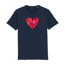 Load image into Gallery viewer, Strawberry Kisses Organic Cotton T-Shirt - XS / Navy - PLANET JOY