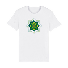 Load image into Gallery viewer, Rebirth Mandala Organic Cotton T-Shirt - XS / White - PLANET JOY