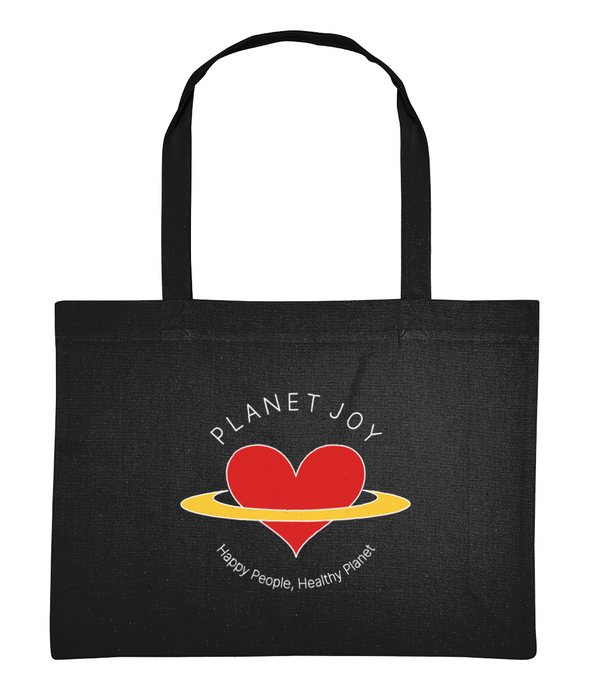 Planet Joy Shopping Bag - Black - PLANET JOY