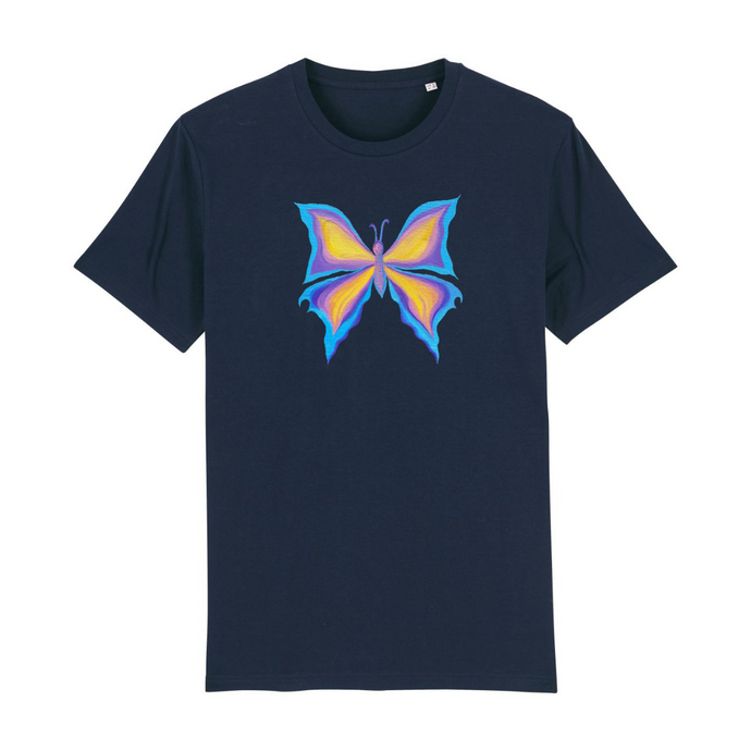 Spring Dream Organic Cotton T-Shirt - XS / Navy - PLANET JOY