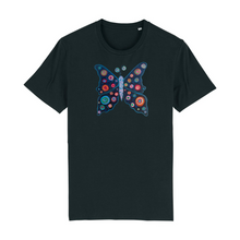 Load image into Gallery viewer, Cosmic Remembrance Organic Cotton T-Shirt - XS / Black - PLANET JOY