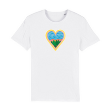 Load image into Gallery viewer, Water Blessings Organic Cotton T-Shirt - XS / White - PLANET JOY