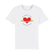 Load image into Gallery viewer, Planet Joy Organic Cotton T-Shirt - XS / White - PLANET JOY