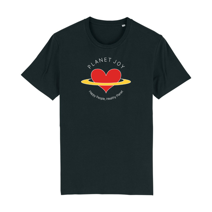 Planet Joy Organic Cotton T-Shirt - XS / Black - PLANET JOY