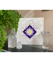 Load image into Gallery viewer, Lavender Honey Mandala Birch Wood Print - PLANET JOY