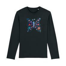 Load image into Gallery viewer, Cosmic Remembrance Organic Cotton Long-Sleeve - S / Black - PLANET JOY