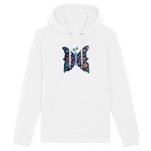 Load image into Gallery viewer, Cosmic Remembrance Organic Cotton Hoodie - S / White - PLANET JOY