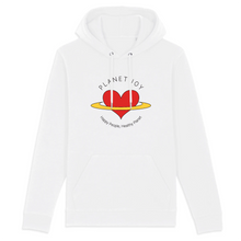 Load image into Gallery viewer, Planet Joy Organic Cotton Hoodie - S / White - PLANET JOY