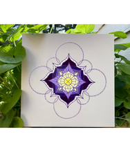 Load image into Gallery viewer, Lavender Honey Mandala Birch Wood Print - PLANET JOY