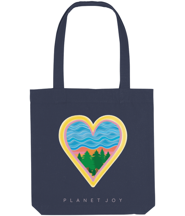 Water Blessings Tote Bag - Midnight Blue - PLANET JOY