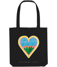 Load image into Gallery viewer, Water Blessings Tote Bag - Black - PLANET JOY