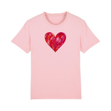 Load image into Gallery viewer, Strawberry Kisses Organic Cotton T-Shirt - XS / Pink - PLANET JOY