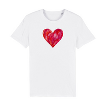 Load image into Gallery viewer, Strawberry Kisses Organic Cotton T-Shirt - XS / White - PLANET JOY