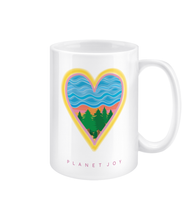 Load image into Gallery viewer, Water Blessings 15oz Mug - Ceramic / White - PLANET JOY
