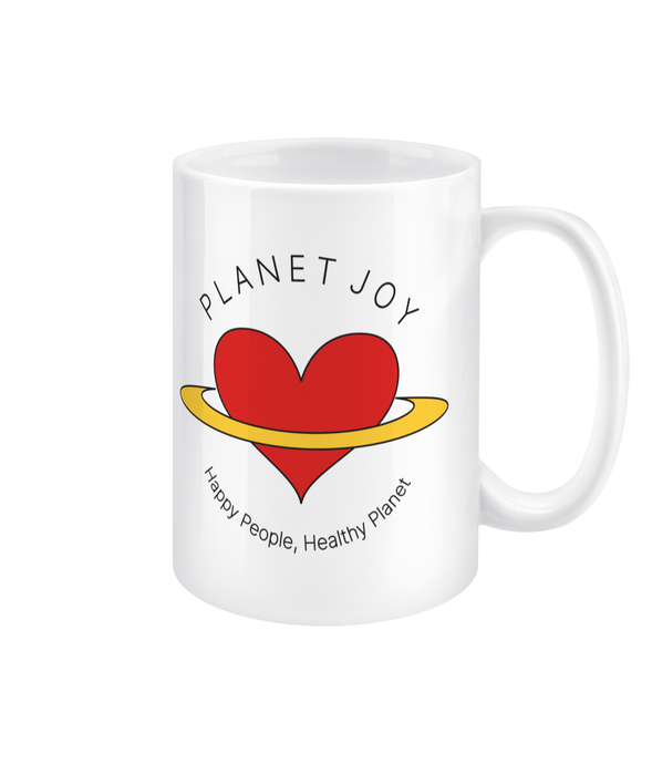 Planet Joy 15oz Mug - Ceramic / White - PLANET JOY