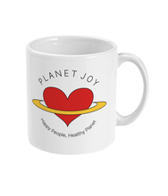 Load image into Gallery viewer, Planet Joy 11oz Mug - Ceramic / White - PLANET JOY