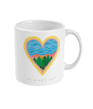 Load image into Gallery viewer, Water Blessings 11oz Mug - Ceramic / White - PLANET JOY