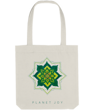 Load image into Gallery viewer, Rebirth Mandala Tote Bag - Natural - PLANET JOY