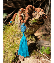 Load image into Gallery viewer, Apatite Guru Bead Practice Mala - PLANET JOY
