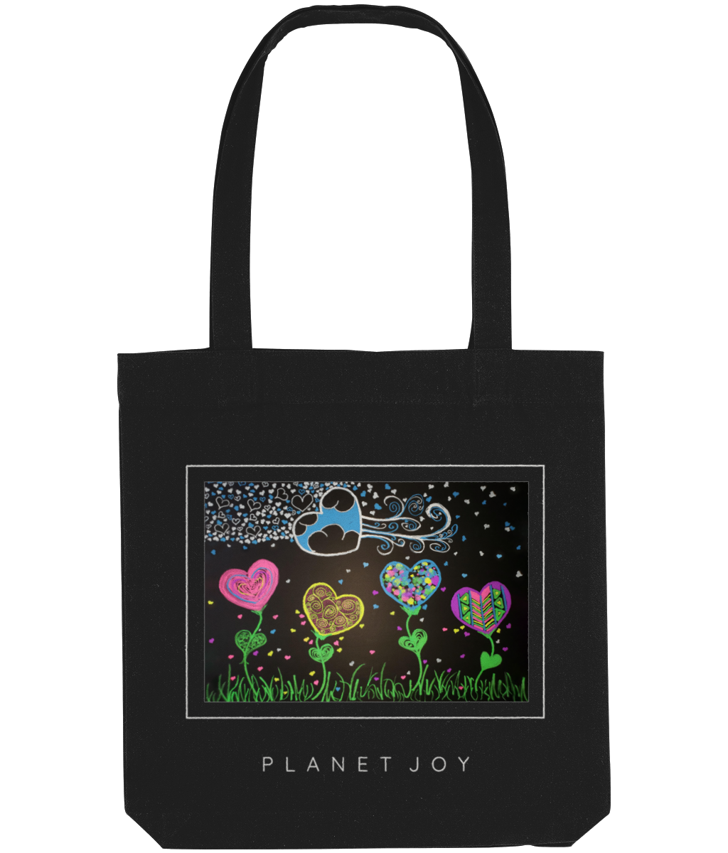 Seeds of Change Tote Bag - Black - PLANET JOY