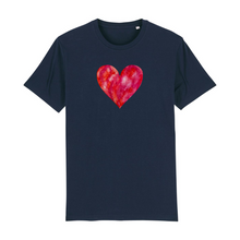 Load image into Gallery viewer, Strawberry Kisses Organic Cotton T-Shirt - XS / Navy - PLANET JOY
