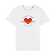 Load image into Gallery viewer, Planet Joy Organic Cotton T-Shirt - XS / White - PLANET JOY
