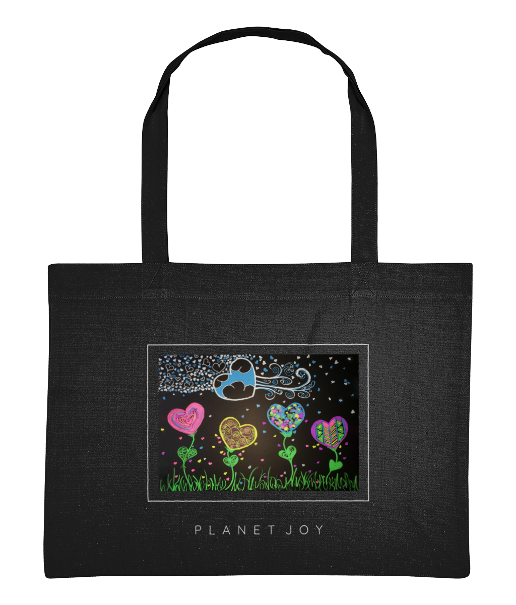 Seeds of Change Shopping Bag - Black - PLANET JOY