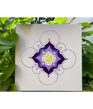 Load image into Gallery viewer, Lavender Honey Mandala Birch Wood Print - PLANET JOY
