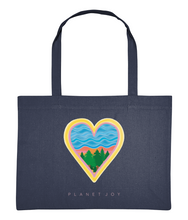 Load image into Gallery viewer, Water Blessings Shopping Bag - Midnight Blue - PLANET JOY
