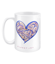 Load image into Gallery viewer, Joyful Heart 15oz Mug - PLANET JOY
