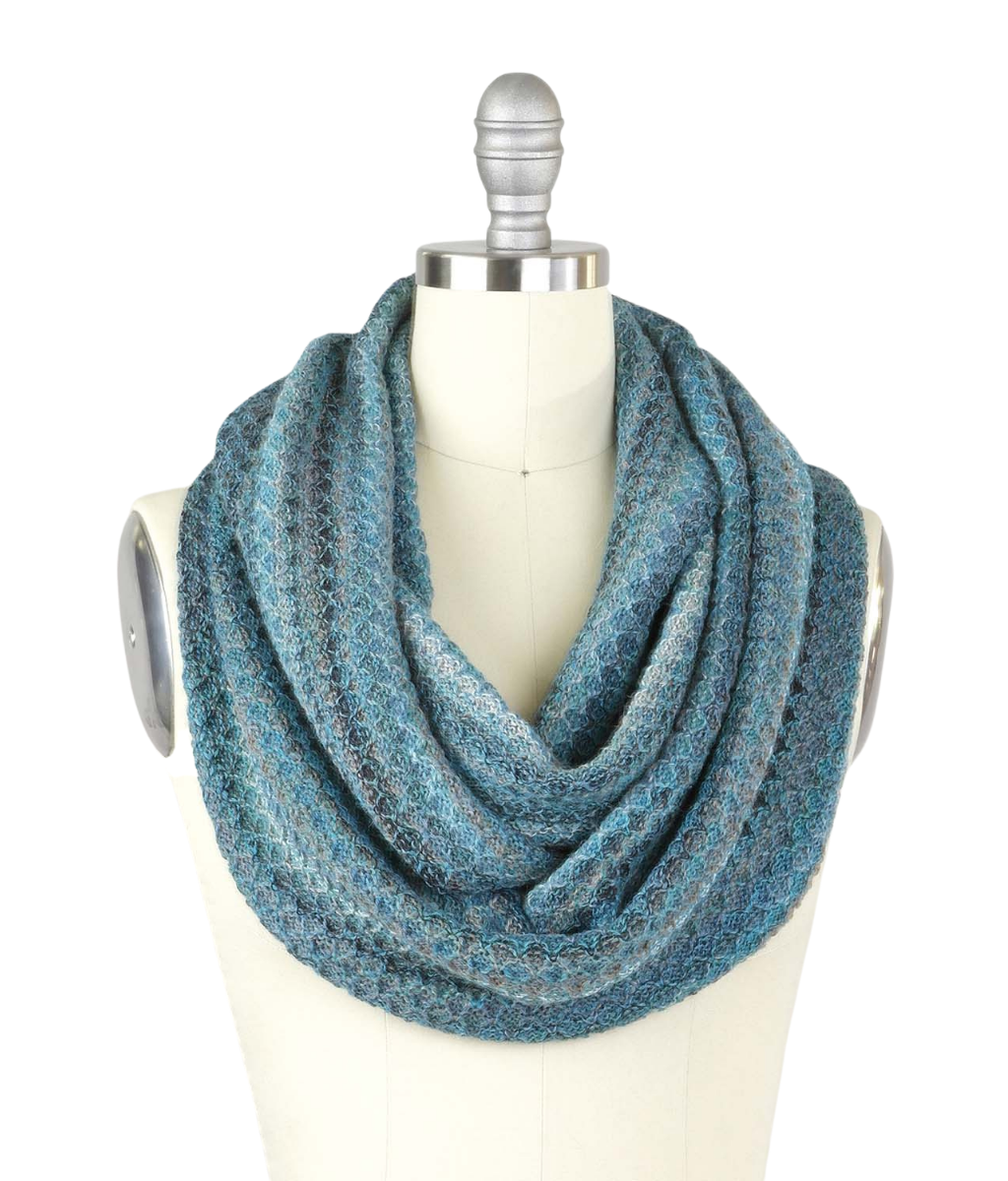 Azul Alpaca Infinity Scarf - PLANET JOY