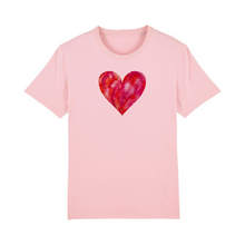 Load image into Gallery viewer, Strawberry Kisses Organic Cotton T-Shirt - XS / Pink - PLANET JOY
