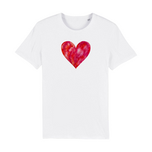 Load image into Gallery viewer, Strawberry Kisses Organic Cotton T-Shirt - XS / White - PLANET JOY
